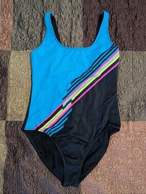 O'Rageous Retro Style One Piece Swimsuit Size XL